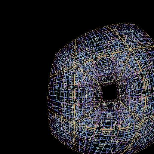 Laser Lattice Wormhole