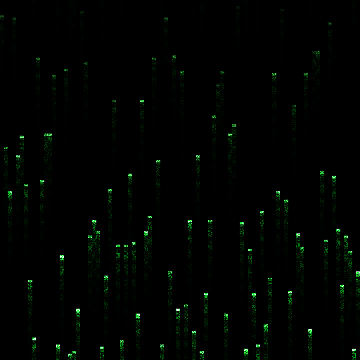 Procedural Matrix Digital Rain
