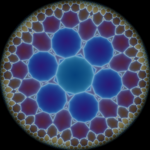 Neon Circle Limit